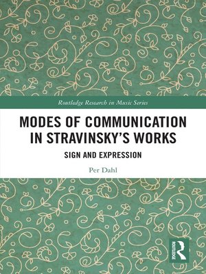 cover image of Modes of Communication in Stravinsky's Works